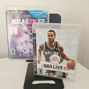 Adidas NBA 2K12 PS3 Game with Red and Black Cover